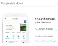 Google My Business Find your business